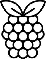 Raspberry Vector Icon Design