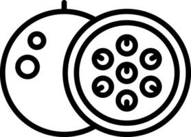 Passionfruit Vector Icon Design