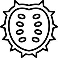 Soursop Vector Icon Design
