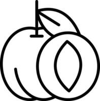 Apricot Vector Icon Design