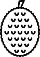 Durian Vector Icon Design