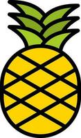 Pineapple Vector Icon Design