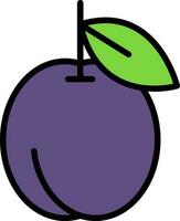 Plum Vector Icon Design