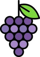 Grape Vector Icon Design