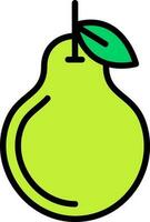 Pear Vector Icon Design