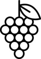 Grape Vector Icon Design