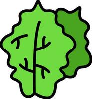 diseño de icono de vector de lechuga