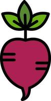 Beet Vector Icon Design