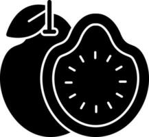 guayaba vector icono diseño