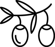 Olives Vector Icon Design