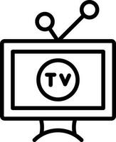 televisión vector icono diseño