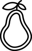 Pear Vector Icon Design