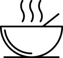 Bowl Vector Icon Design