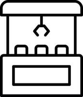 Claw Machine  Vector Icon Design