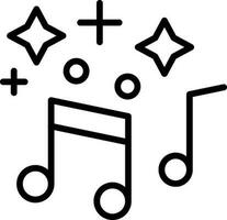 Musical Notes  Vector Icon Design