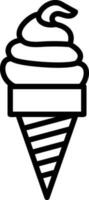 Ice Cream Vector Icon Design