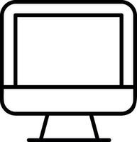 monitor vector icono diseño