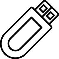 USB Drive  Vector Icon Design