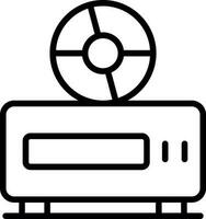 Dvd Player  Vector Icon Design