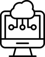Cloud Storage  Vector Icon Design