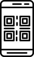 Qr Code  Vector Icon Design