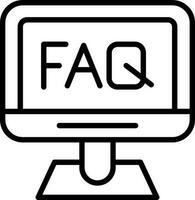 Faq  Vector Icon Design