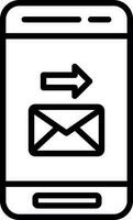 Send Mail  Vector Icon Design