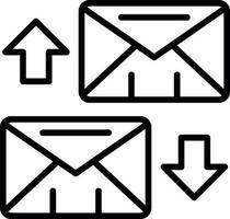 Exchange Mails  Vector Icon Design