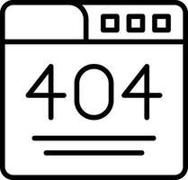 404 error vector icono diseño