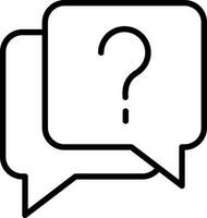 Question  Vector Icon Design