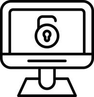 Unlock  Vector Icon Design