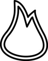 Flame  Vector Icon Design