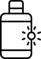 Sunscreen  Vector Icon Design