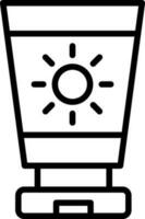 Sunblock  Vector Icon Design