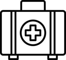 First Aid Kit  Vector Icon Design