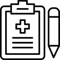 Medical Record  Vector Icon Design