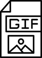 gif vector icono diseño