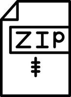 Zip  Vector Icon Design