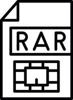 rar vector icono diseño