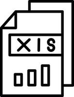 Xls  Vector Icon Design