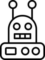 robot vector icono diseño