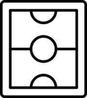 Soccer Field  Vector Icon Design