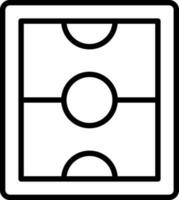 Soccer Field  Vector Icon Design