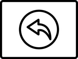Backward  Vector Icon Design