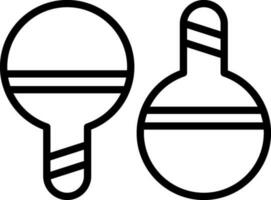 Table Tennis  Vector Icon Design