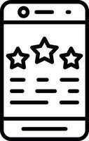 Rating  Vector Icon Design