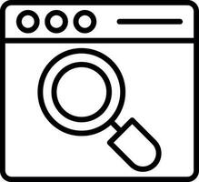 Search  Vector Icon Design