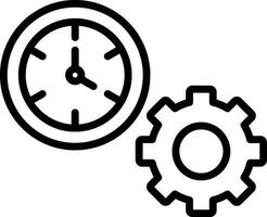 hora vector icono diseño