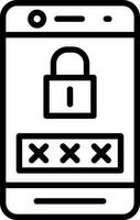 Password  Vector Icon Design