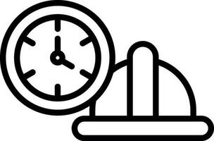 Working Hours  Vector Icon Design